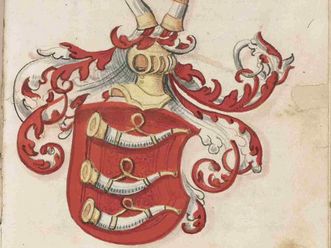 Wappen der Herren von Neyffen, Grafen zu Marstetten, 1530 aus Nikolaus Thoman: Chronik von Weissenhorn