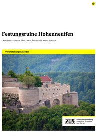 Titelbild des Jahresprogramms für Festungsruine Hohenneuffen