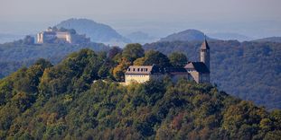 Burg Teck und Festungsruine Hohenneuffen