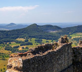 Festungsruine Hohenneuffen, Blick nach Westen