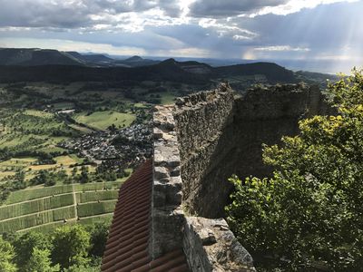 Außenansicht Festungsruine Hohenneuffen