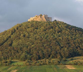 Die Festungsruine von Nordwesten